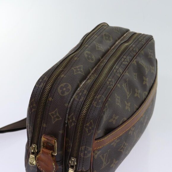 Authentic LOUIS VUITTON Monogram Reporter PM Shoulder Bag M45254 LV - Picture 13 of 16